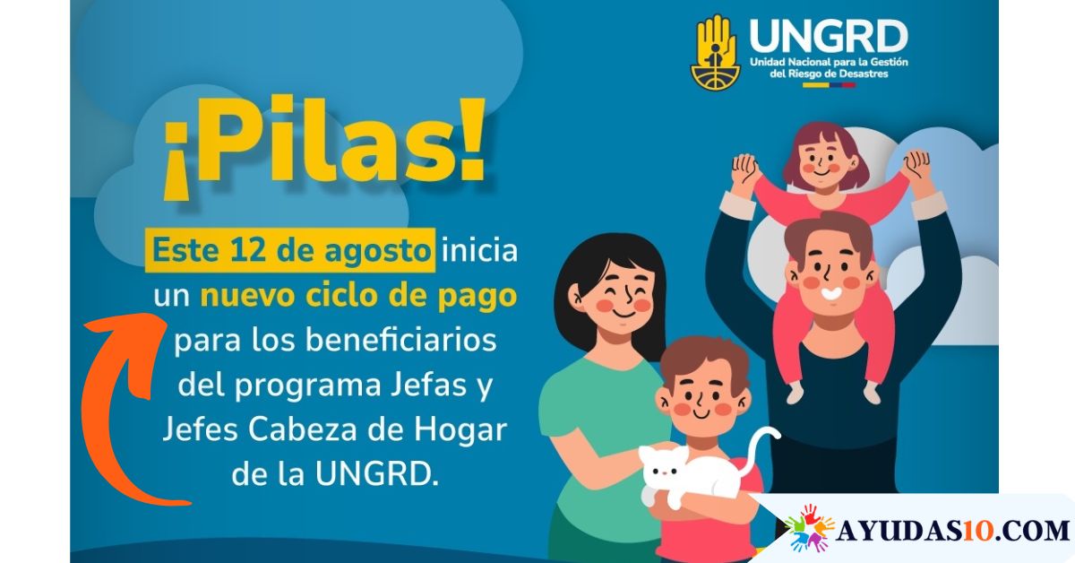 Bono de $500.000 Noviembre UNGRD: Nuevos beneficiarios jefes y jefas de ...