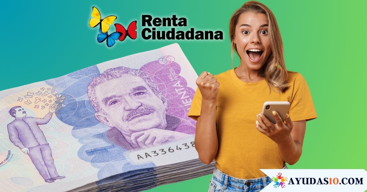 mujer recibiendo apoyo económico del Gobierno en el segundo ciclo de Renta Ciudadana