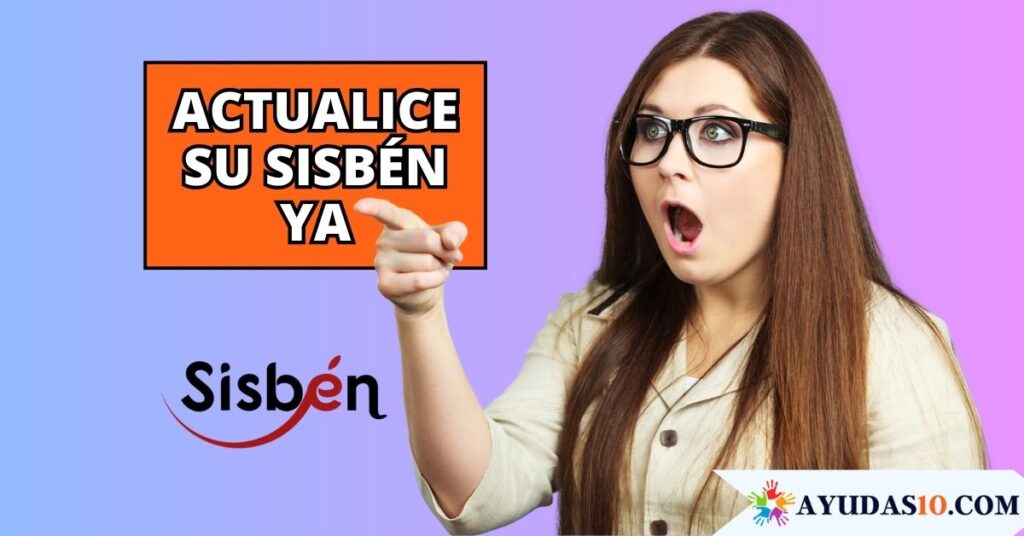 mujer invitando a la actualización del sisben en Bogotá