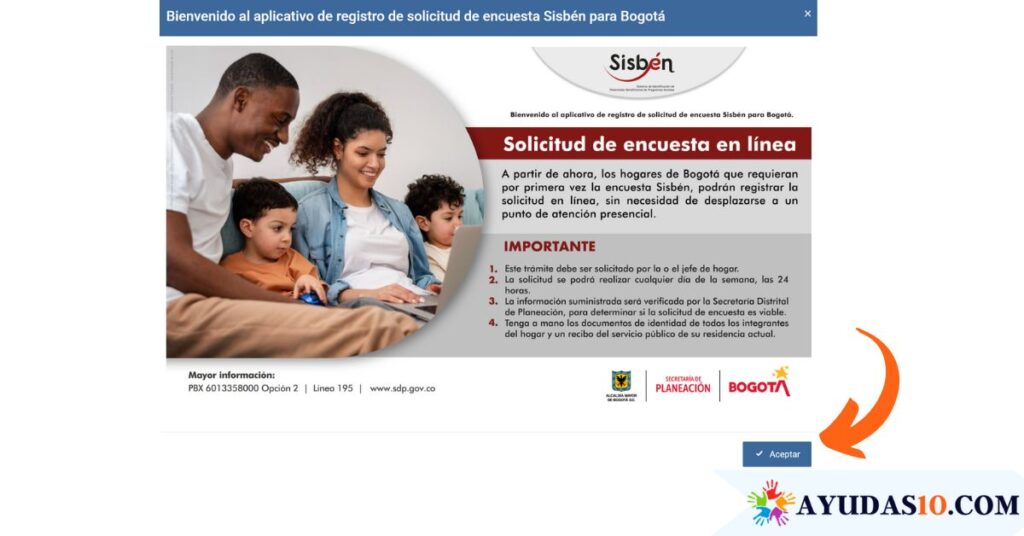 actualizar datos sisben bogotá