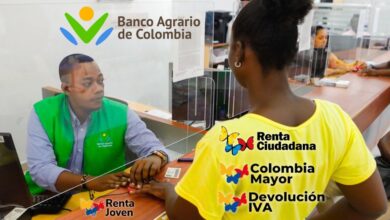 Mujer consulta pagos de subsidios en el portal del Banco Agrario