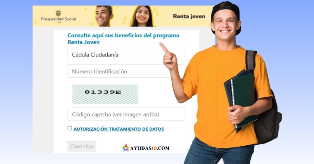 Consulta de giro Renta Joven en la web del Banco Agrario