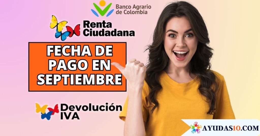 Renta Ciudadana y Devolución del IVA: fecha de pago en septiembre