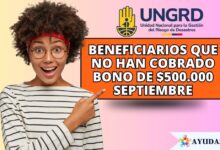 Familias damnificadas no han cobrado el pago del bono de $500.000 de la UNGRD