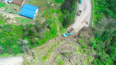 Derrumbe en la Vía al Llano mantiene cierre total en el kilómetro 18