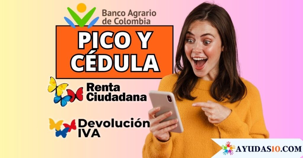 Beneficiarios consultando pico y cédula para cobrar Renta Ciudadana e IVA