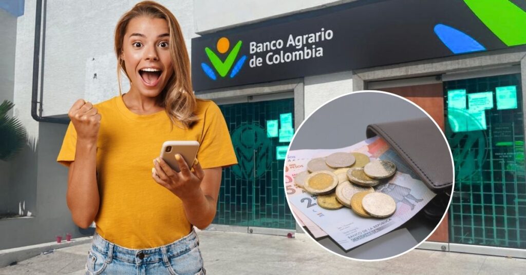 Persona utilizando el portal del Banco Agrario para consultar pagos pendientes de subsidios