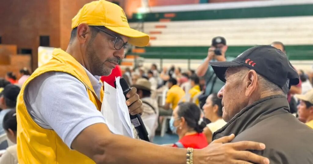 Entrega de cartas de indemnización santander