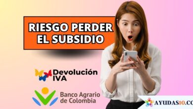 mujer preocupada consultando el pago de la Devolución del IVA para evitar perder el subsidio