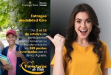 Jóvenes beneficiarios de Renta Joven reclaman su incentivo en punto de giro