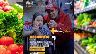 Bonos canjeables por alimentos de noviembre