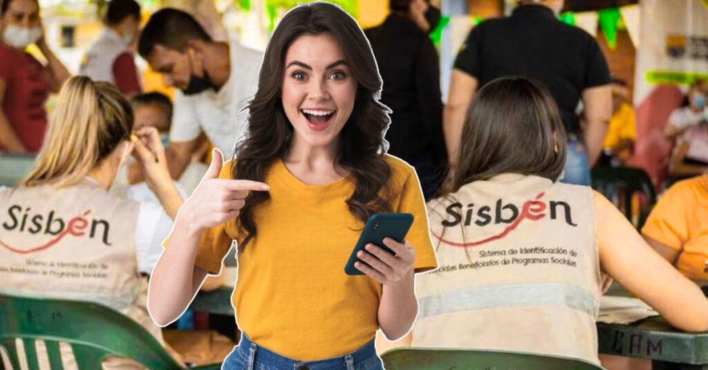 revisando documentos del Sisbén IV para solicitar la actualización de puntaje por deterioro económico