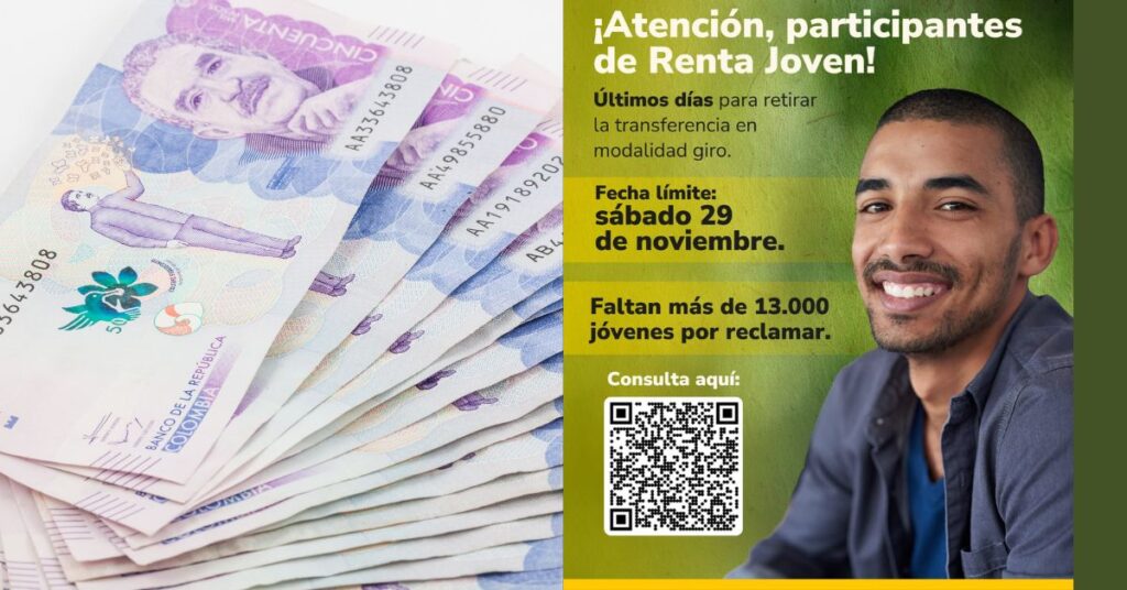 giro de Renta Joven en la plataforma del Banco Agrario