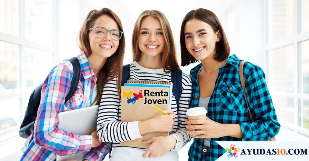 Estudiante universitario consultando su pago de Renta Joven