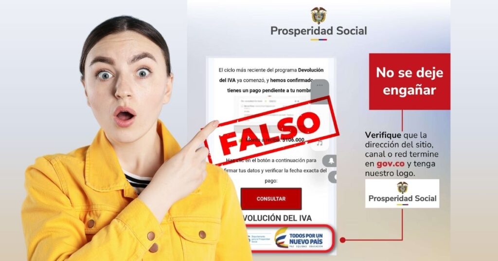 alerta de estafas por prosperidad social