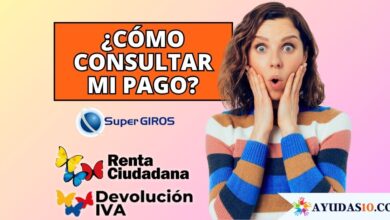 Beneficiaria consultando su estado del giro de Renta Ciudadana en la página de SuperGiros