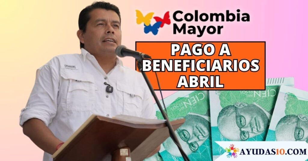 Persona mayor reclamando su incentivo económico de Colombia Mayor