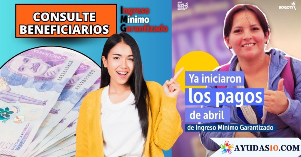 pago del IMG de abril a beneficiarios
