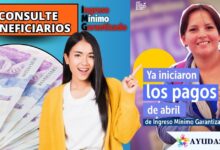 pago del IMG de abril a beneficiarios