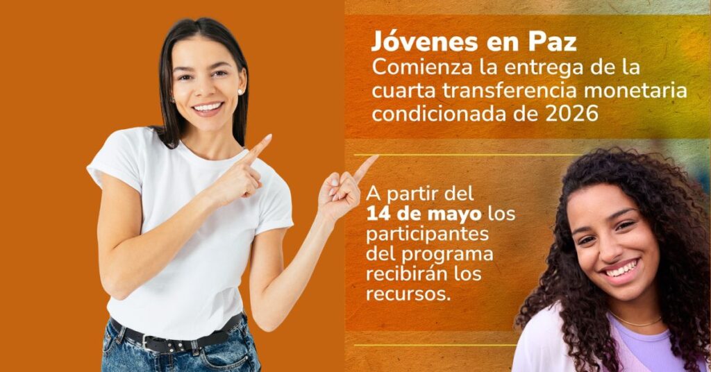 pago del programa Jóvenes en Paz de Prosperidad Social