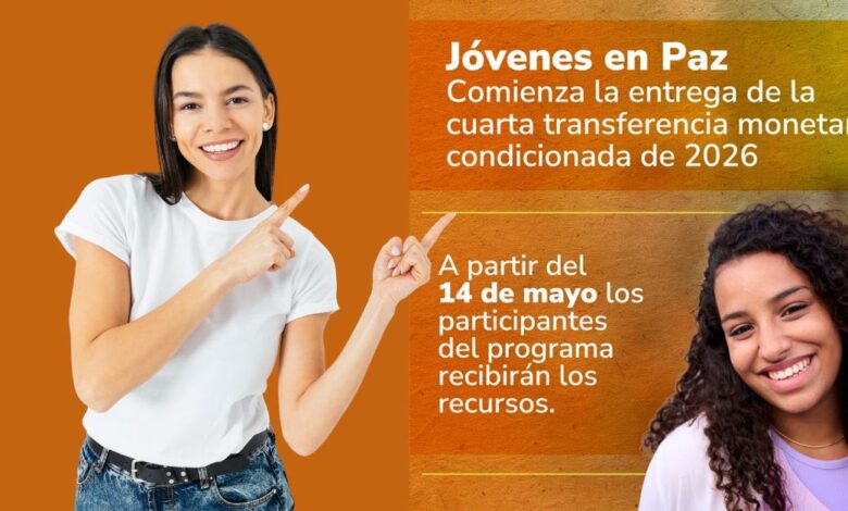 pago del programa Jóvenes en Paz de Prosperidad Social
