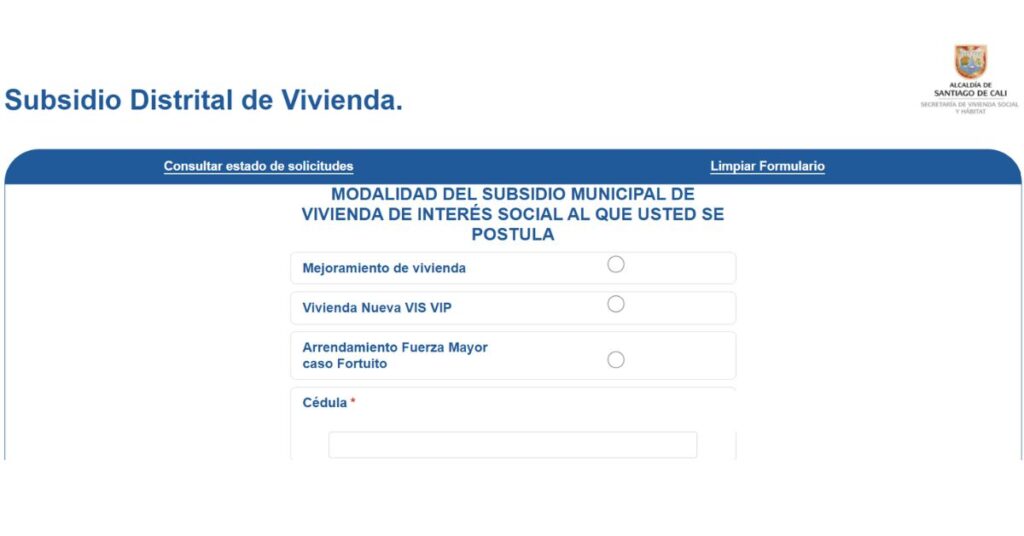 ayudas de vivienda en Cali