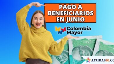 beneficiarios cobrando el subsidio de Colombia Mayor