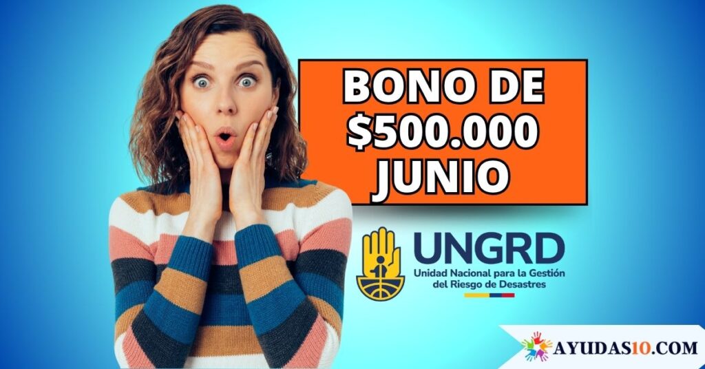 Beneficiario de la UNGRD consultando el estado de su bono de 500 mil pesos