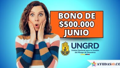 Beneficiario de la UNGRD consultando el estado de su bono de 500 mil pesos