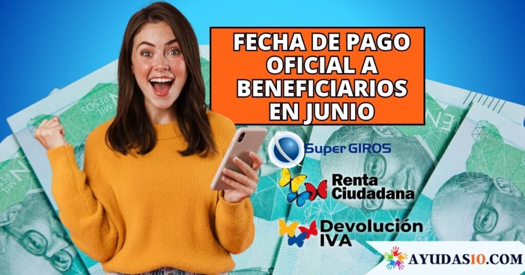 Madre de familia en Colombia consultando la fecha de pago de Renta Ciudadana del Ciclo 3 en su celular