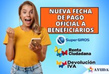 Beneficiarios de los programas Renta Ciudadana y Devolución del IVA