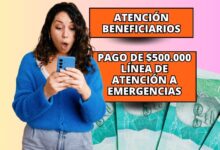 Beneficiaria cobrando el subsidio de 500.000 pesos de Renta Ciudadana en un punto SuperGiros