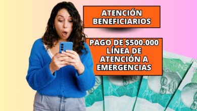 Beneficiaria cobrando el subsidio de 500.000 pesos de Renta Ciudadana en un punto SuperGiros