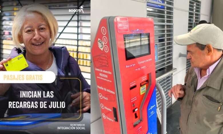 Beneficiarios activando pasajes gratis en TransMilenio con la tarjeta TuLlave