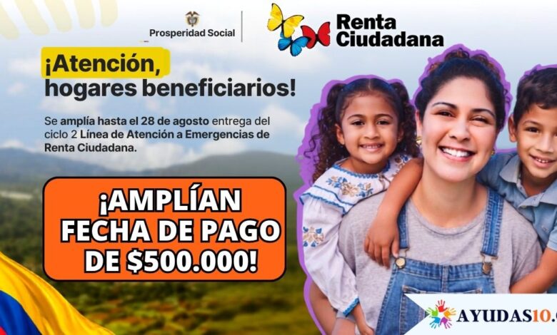 eneficiario de Renta Ciudadana consultando su giro de 500.000