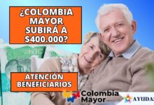 Adultos mayores en Colombia consultando sobre el incremento del subsidio Colombia Mayor a $400.000 pesos