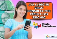 consultando en su celular la plataforma de SuperGIROS para verificar el pago de $500.000 de Renta Ciudadana