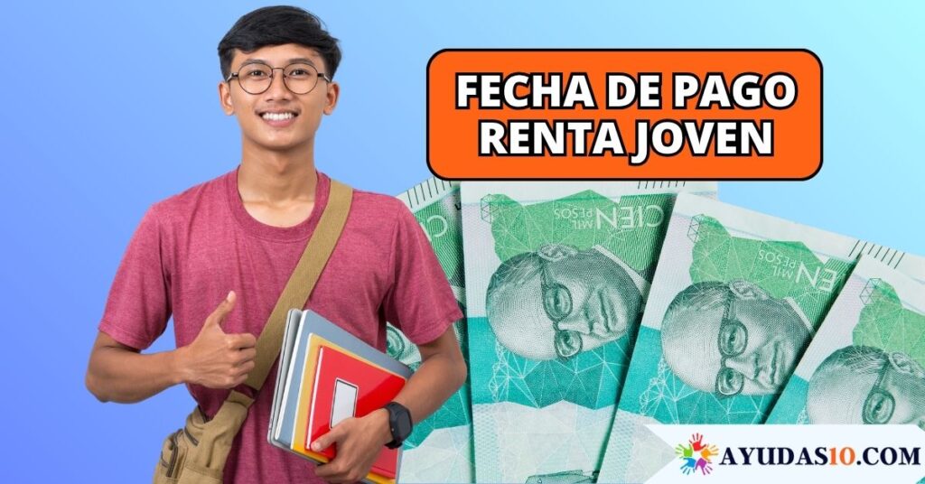 Joven estudiante consultando en su teléfono móvil el pago de las transferencias de Renta Joven en Colombia.