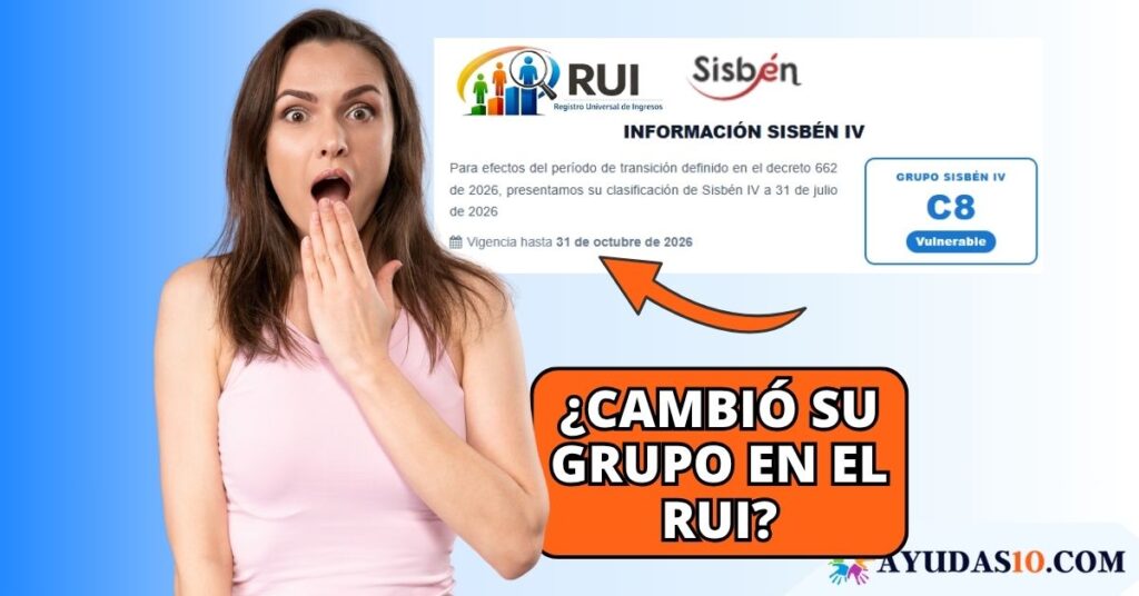 Ciudadano consultando su clasificación en la plataforma de la Ventanilla Social del RUI