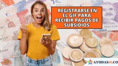 Beneficiaria registrando su cuenta bancaria en la plataforma GIF de Prosperidad Social desde un celular