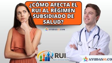 Ciudadano consultando su clasificación en el RUI y su impacto en el régimen subsidiado de salud
