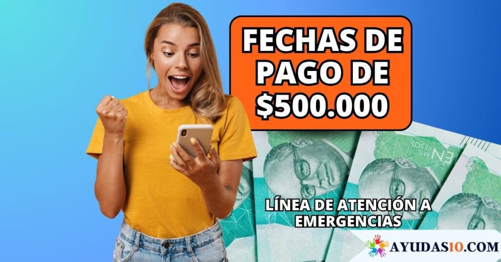 Beneficiaria damnificada cobrando su segundo pago de Renta Ciudadana por la Línea de Emergencias