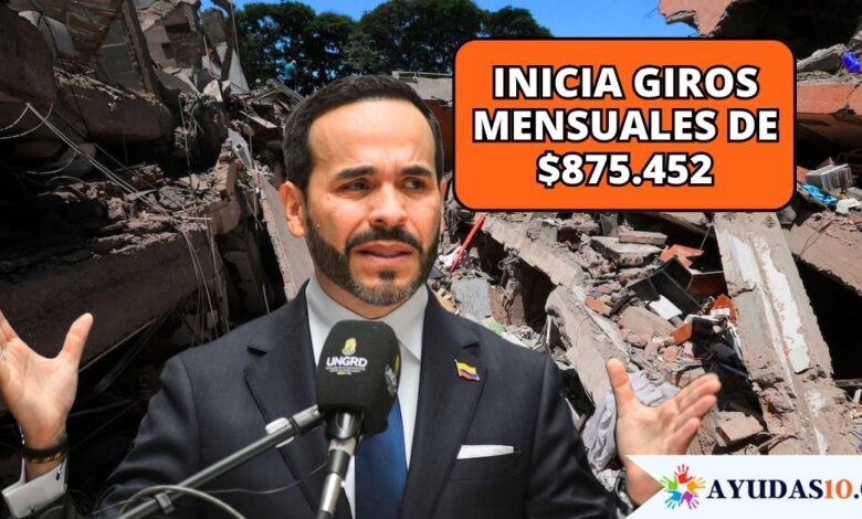 asistencia y ayudas económicas del Gobierno nacional