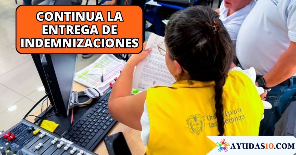 entrega de indemnización como víctima del conflicto