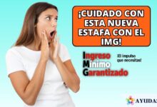 mensaje de texto sospechoso sobre pagos del Ingreso Mínimo Garantizado