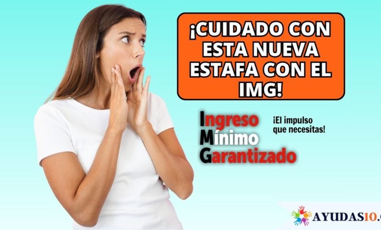 mensaje de texto sospechoso sobre pagos del Ingreso Mínimo Garantizado