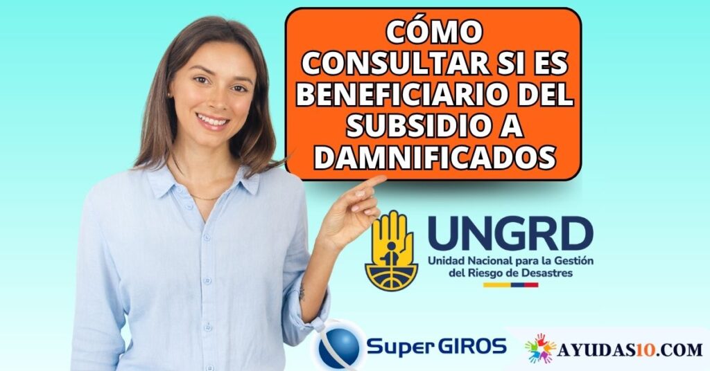 Ciudadano consultando si es beneficiario del subsidio para damnificados