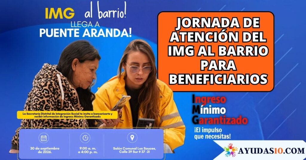 jornada presencial de bancarización y atención del Ingreso Mínimo Garantizado en Puente Aranda