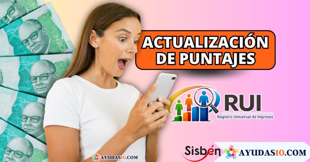 cambios en puntajes del RUI