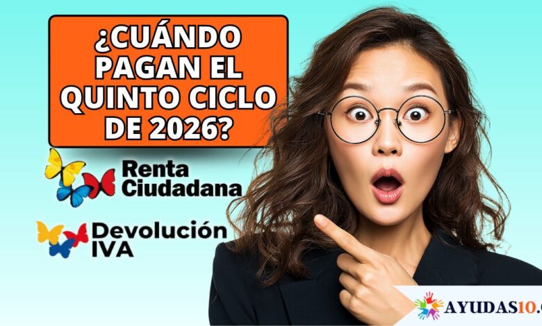 Se acerca el quinto pago de Renta Ciudadana y la Devolución del IVA